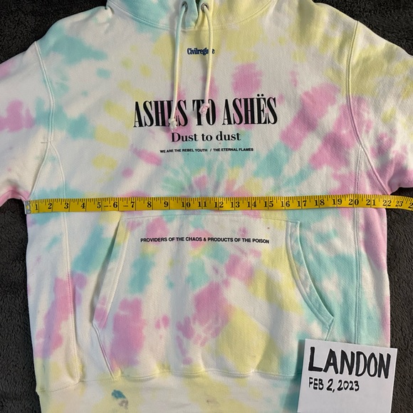 Civil Regime Tie Dye Hoodie - Picture 4 of 6